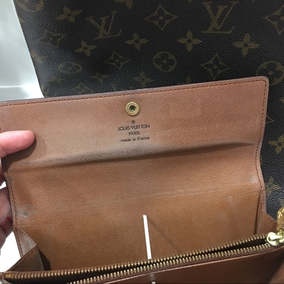 💎💯Authentic💯💎 set of Mono Neverfull MM and Sarah Long Wallet - Picture 15 of 17